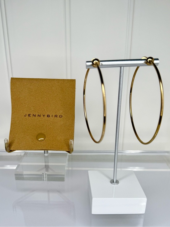 Jenny Bird Jewelry - Jenny Bird Staple Hoop Earrings - Large - Gold tone - 14k plated with dusty! 🔥